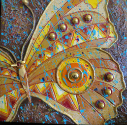 Petit Papillon Jaune by Sarah Porter